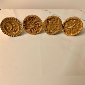 Plastic Cookie Presses - Set of 4